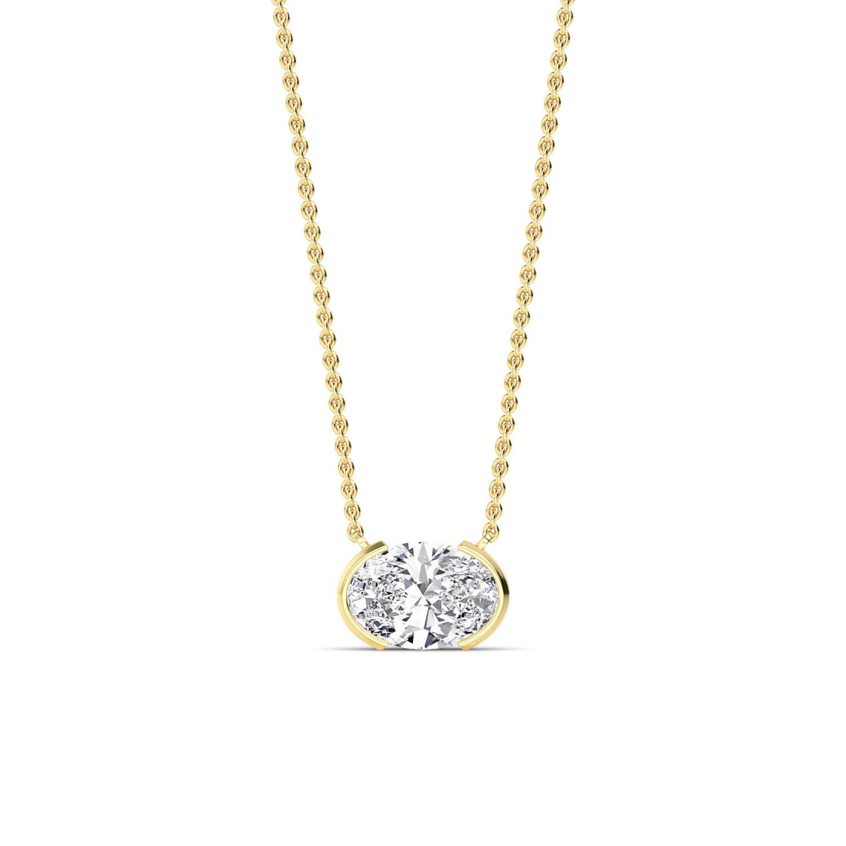 Lab Grown Diamond PENDANT 1.07 ctw P32429OV-1