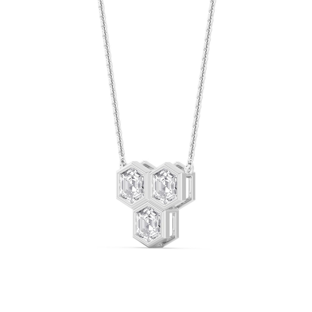 Lab Grown Diamond PENDANT 1.61 ctw P32552HX-1.50CT