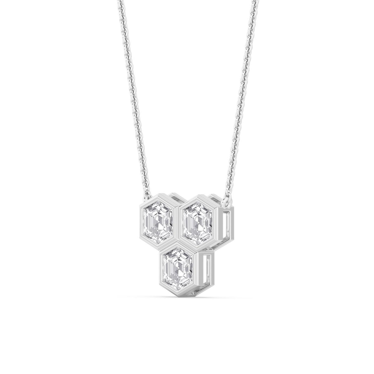 Lab Grown Diamond PENDANT 1.61 ctw P32552HX-1.50CT