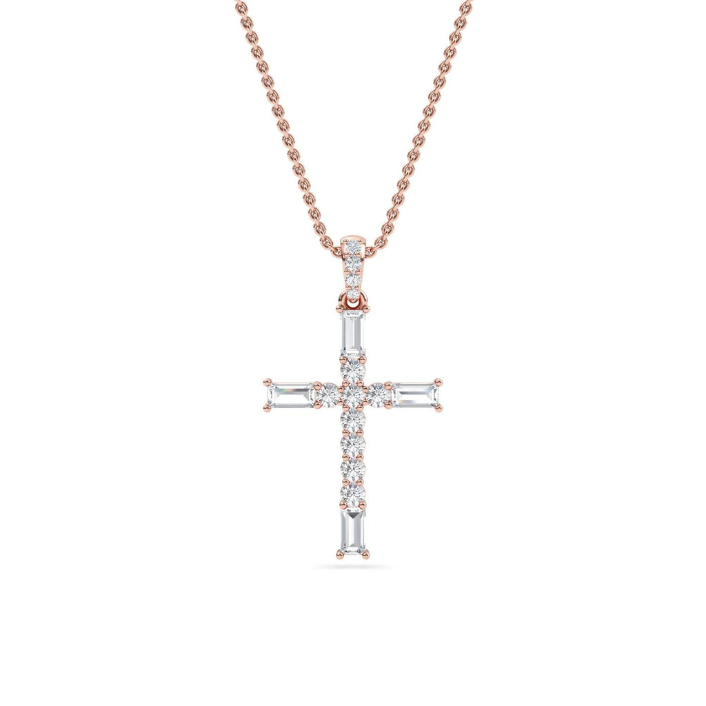 Lab Grown Diamond PENDANT 0.73 ctw P32577-0.75CT