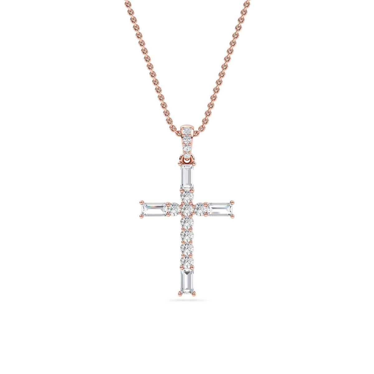 Lab Grown Diamond PENDANT 0.73 ctw P32577-0.75CT