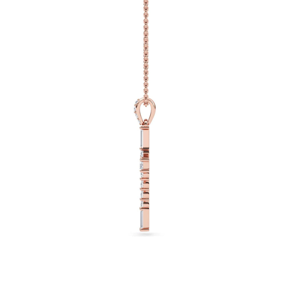 Lab Grown Diamond PENDANT 0.73 ctw P32577-0.75CT