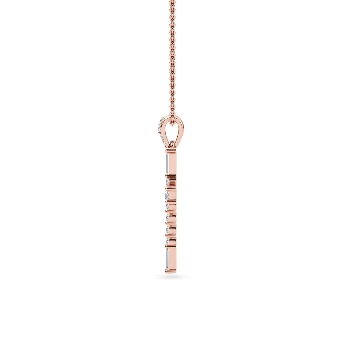 Lab Grown Diamond PENDANT 0.73 ctw P32577-0.75CT