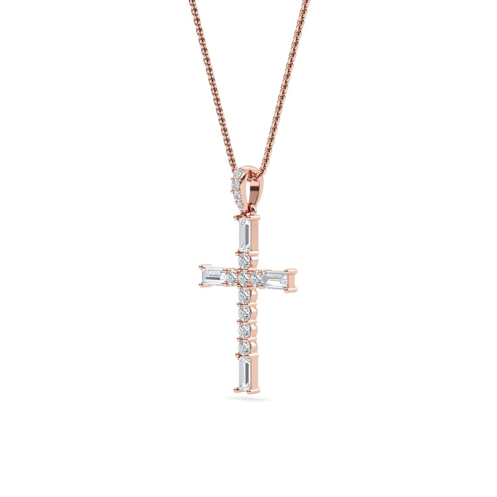 Lab Grown Diamond PENDANT 0.73 ctw P32577-0.75CT
