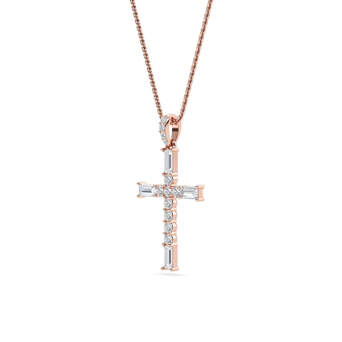 Lab Grown Diamond PENDANT 0.73 ctw P32577-0.75CT