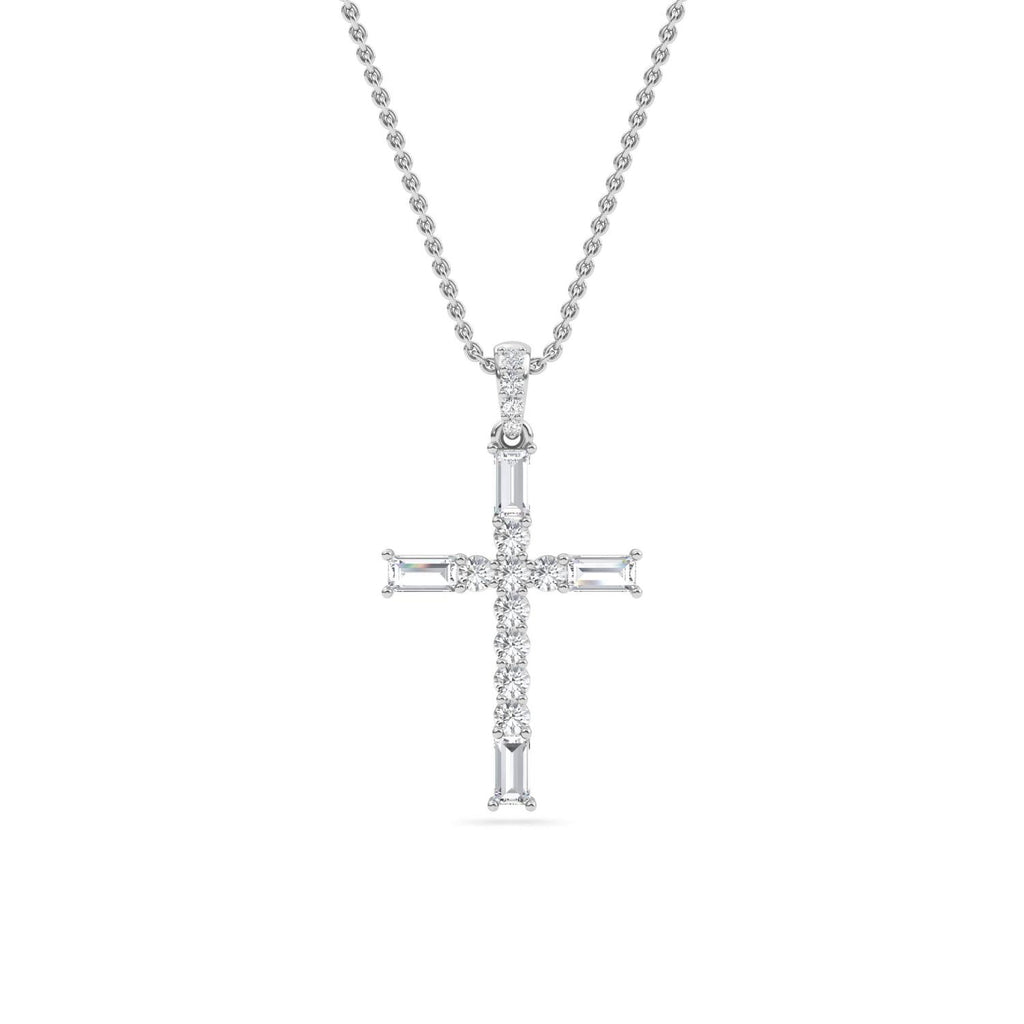 Lab Grown Diamond PENDANT 0.73 ctw P32577-0.75CT
