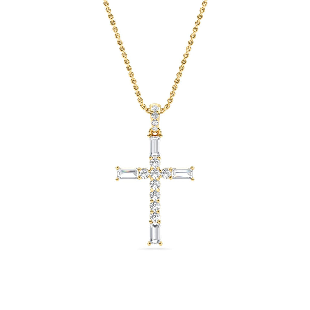 Lab Grown Diamond PENDANT 0.73 ctw P32577-0.75CT