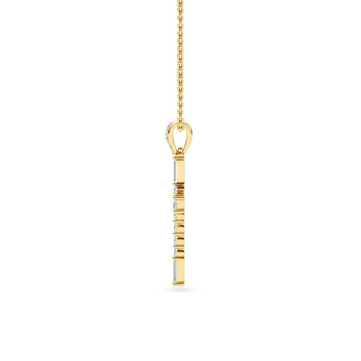 Lab Grown Diamond PENDANT 0.73 ctw P32577-0.75CT