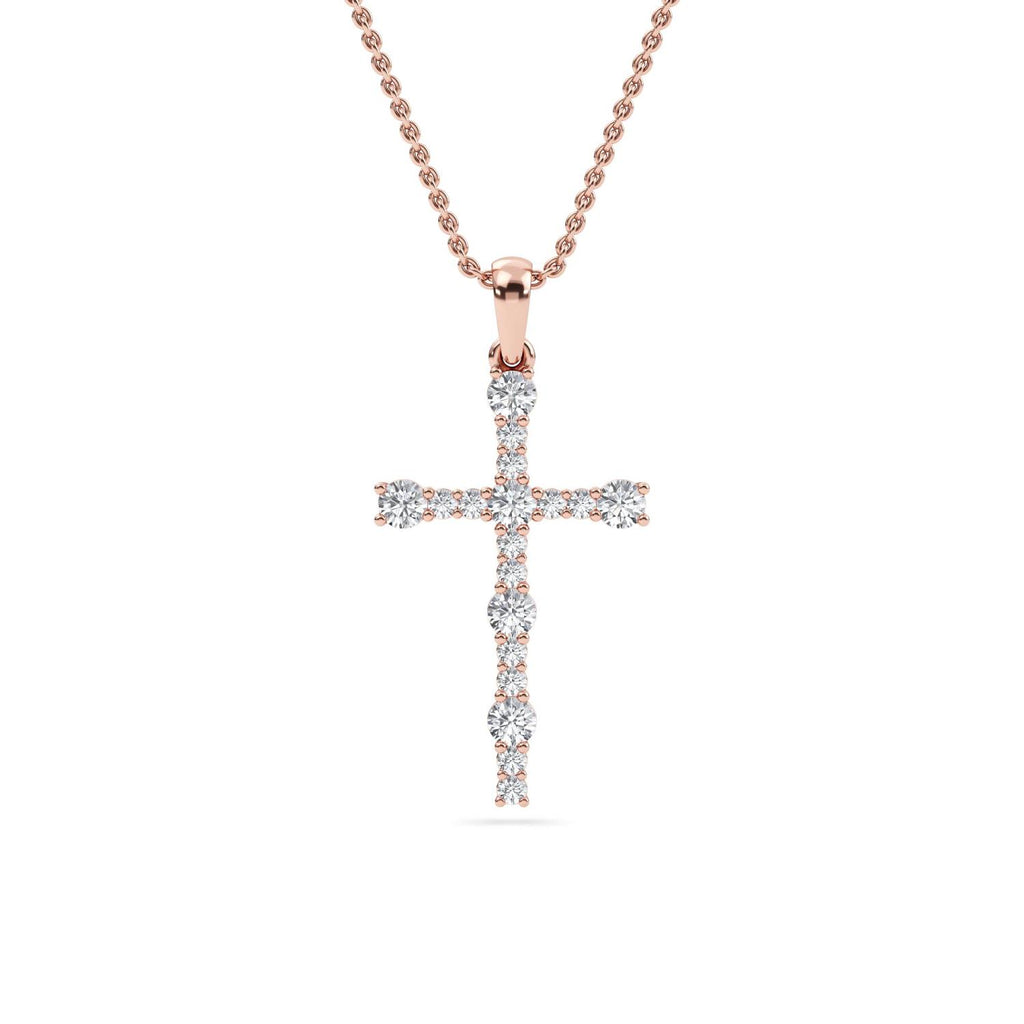 Lab Grown Diamond PENDANT 0.57 ctw P32584-0.63CT