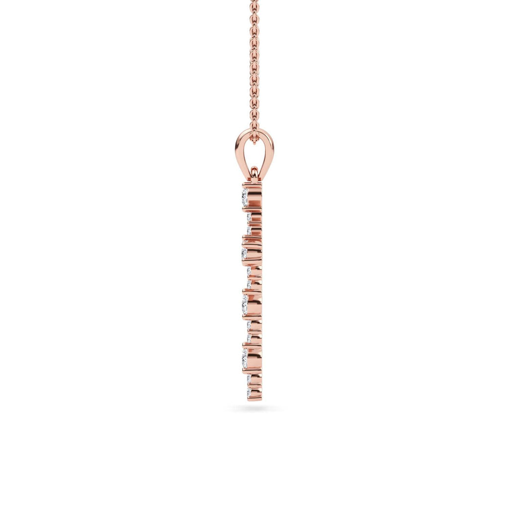 Lab Grown Diamond PENDANT 0.57 ctw P32584-0.63CT