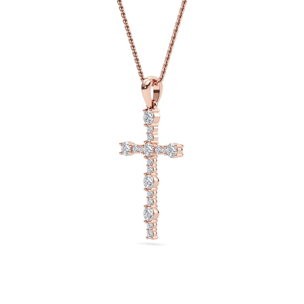 Lab Grown Diamond PENDANT 0.57 ctw P32584-0.63CT