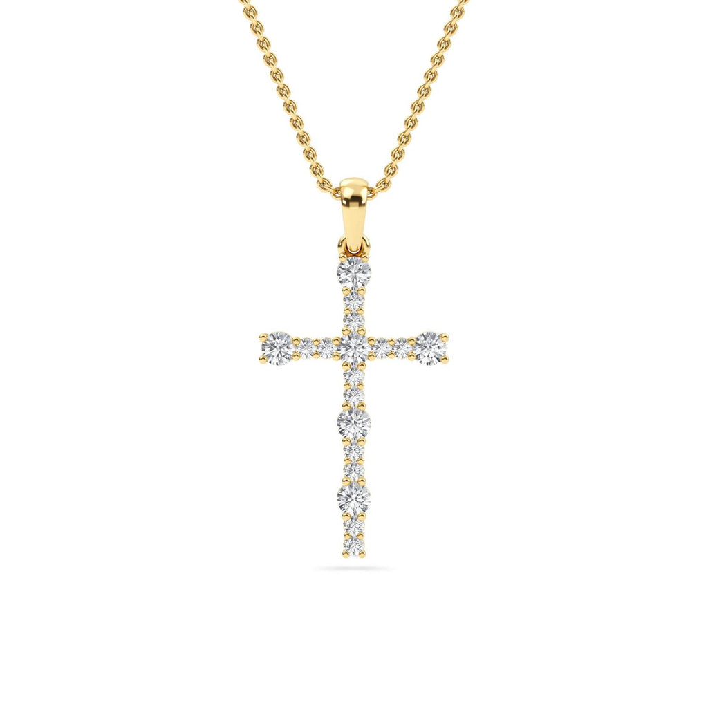 Lab Grown Diamond PENDANT 0.57 ctw P32584-0.63CT