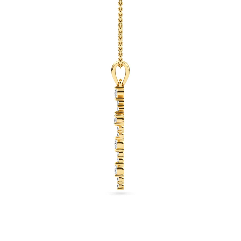 Lab Grown Diamond PENDANT 0.57 ctw P32584-0.63CT