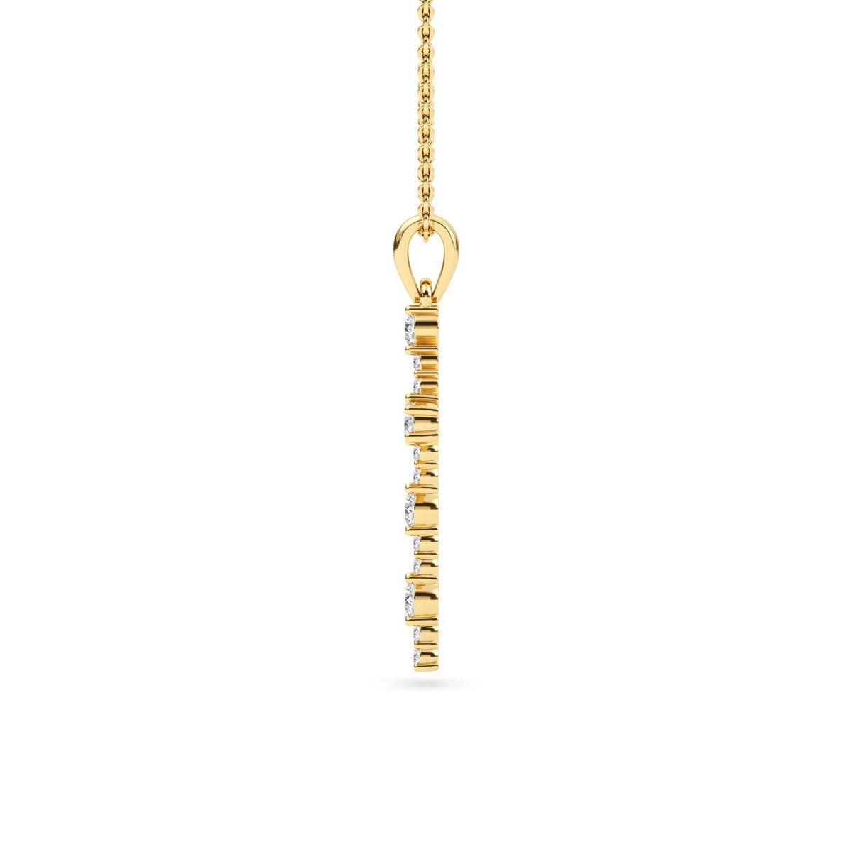 Lab Grown Diamond PENDANT 0.57 ctw P32584-0.63CT