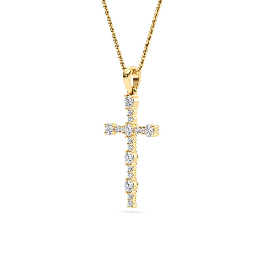 Lab Grown Diamond PENDANT 0.57 ctw P32584-0.63CT