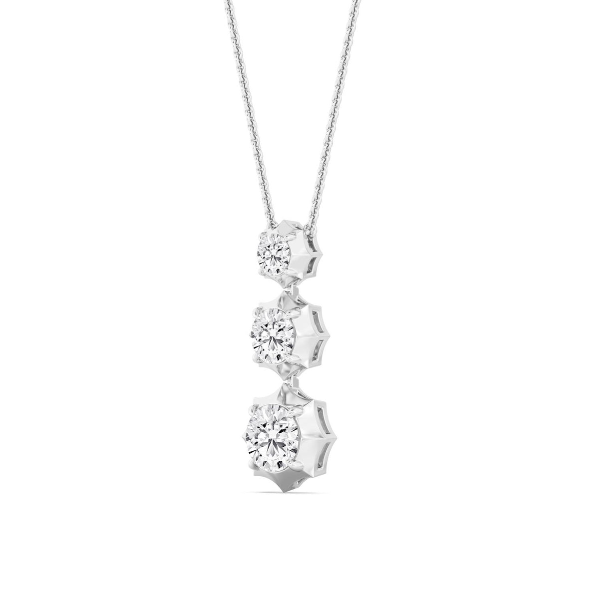 Lab Grown Diamond PENDANT 1.66 ctw P32601-1.63CT