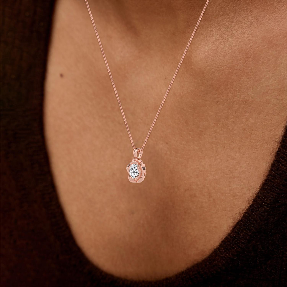 Lab Grown Diamond PENDANT 1.00 ctw P32679-1