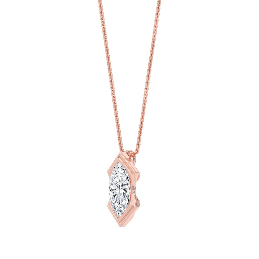 Lab Grown Diamond PENDANT 1.50 ctw P32681MQ-1.50CT