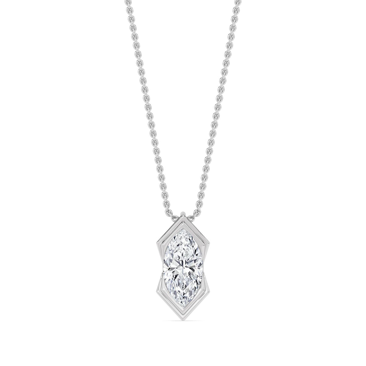 Lab Grown Diamond PENDANT 1.50 ctw P32681MQ-1.50CT