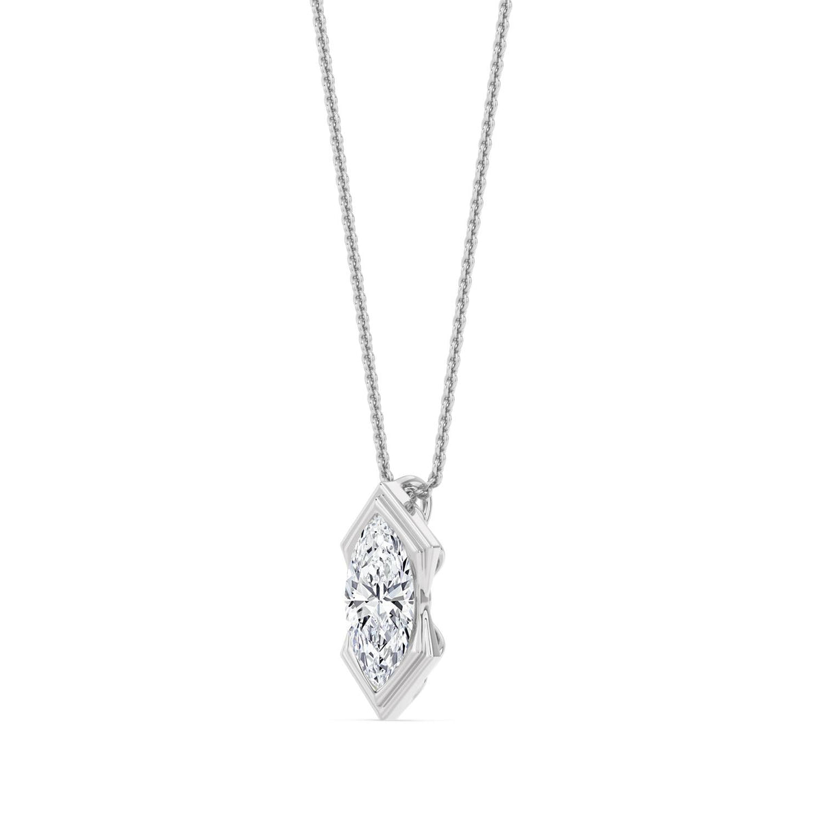 Lab Grown Diamond PENDANT 1.50 ctw P32681MQ-1.50CT