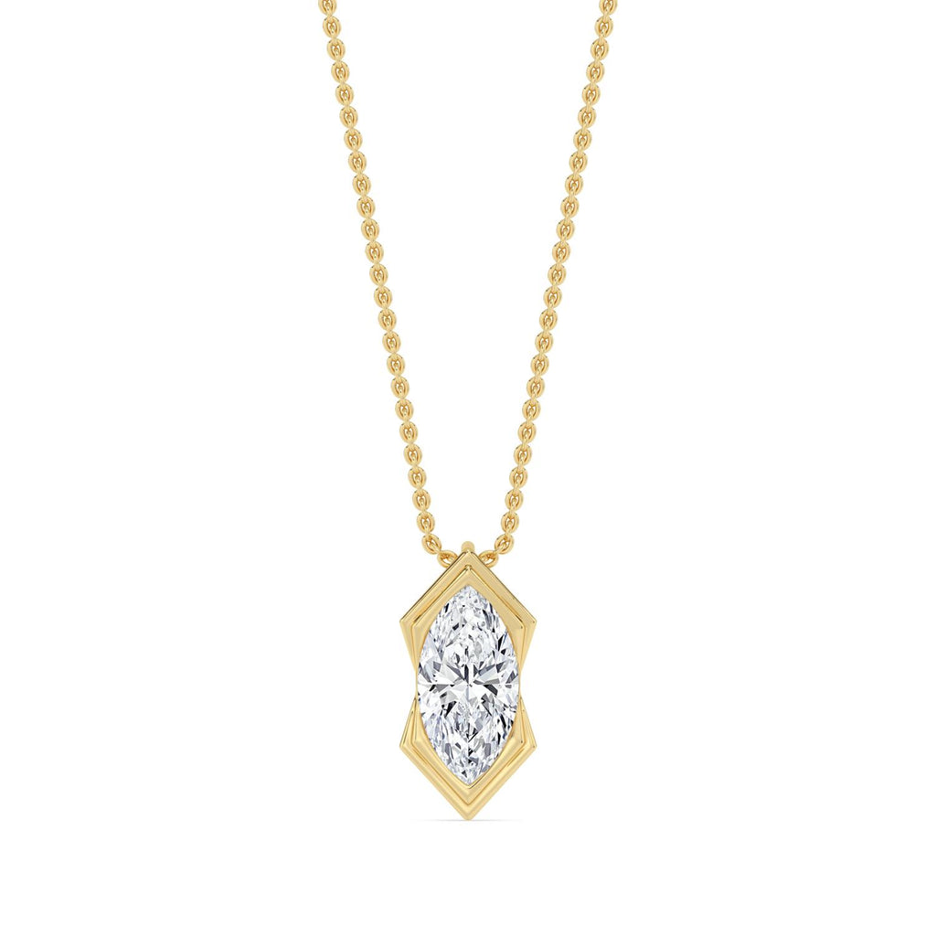 Lab Grown Diamond PENDANT 1.50 ctw P32681MQ-1.50CT