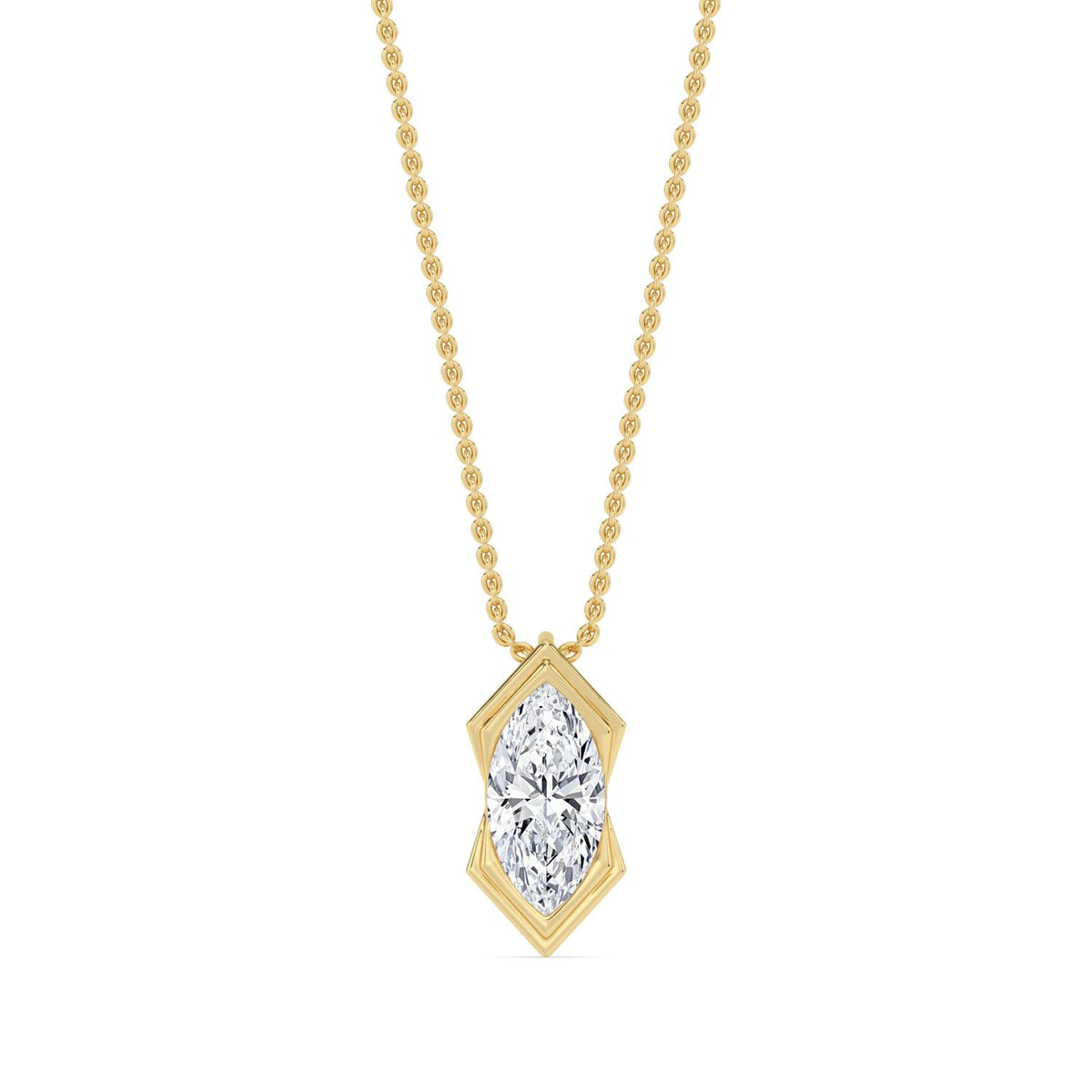 Lab Grown Diamond PENDANT 1.50 ctw P32681MQ-1.50CT