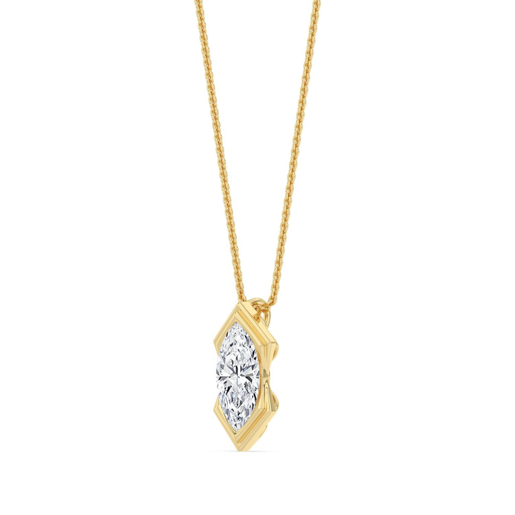 Lab Grown Diamond PENDANT 1.50 ctw P32681MQ-1.50CT