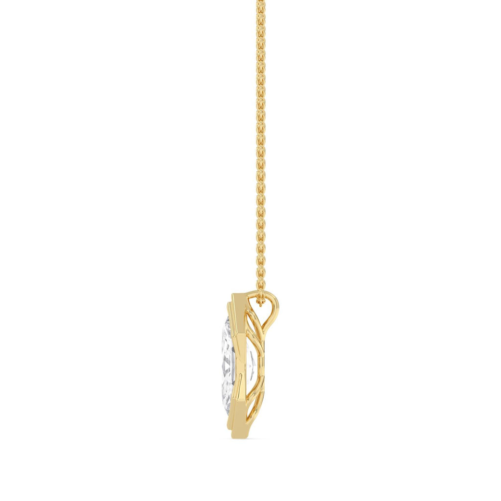 Lab Grown Diamond PENDANT 1.50 ctw P32681MQ-1.50CT