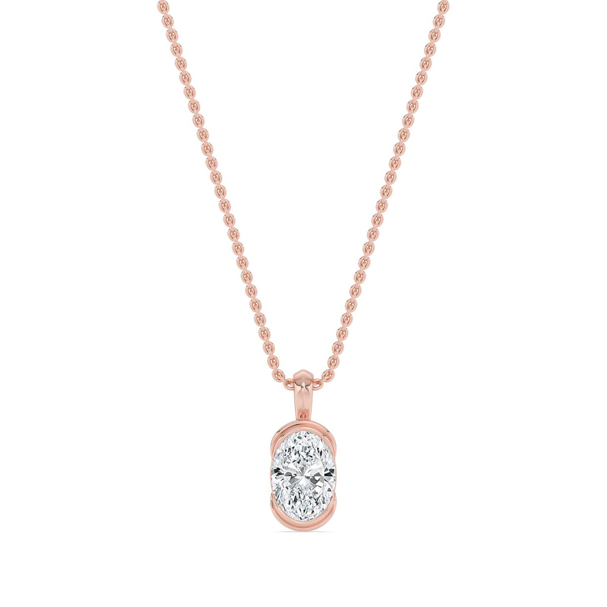 Lab Grown Diamond PENDANT 1.00 ctw P32682OV-1