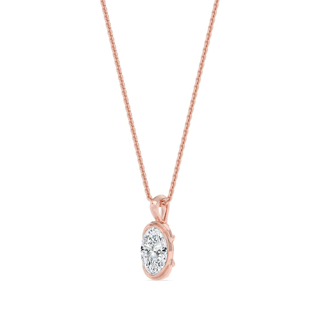Lab Grown Diamond PENDANT 1.00 ctw P32682OV-1
