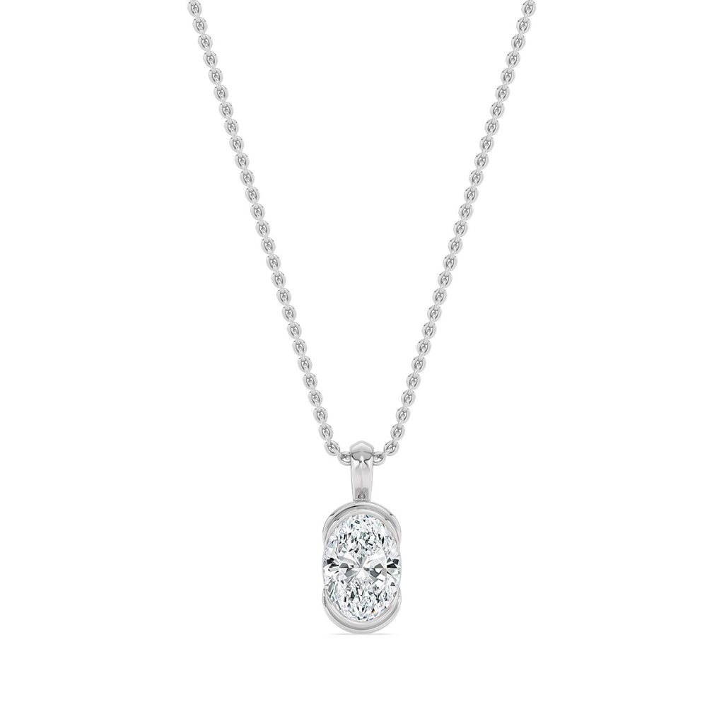 Lab Grown Diamond PENDANT 1.00 ctw P32682OV-1