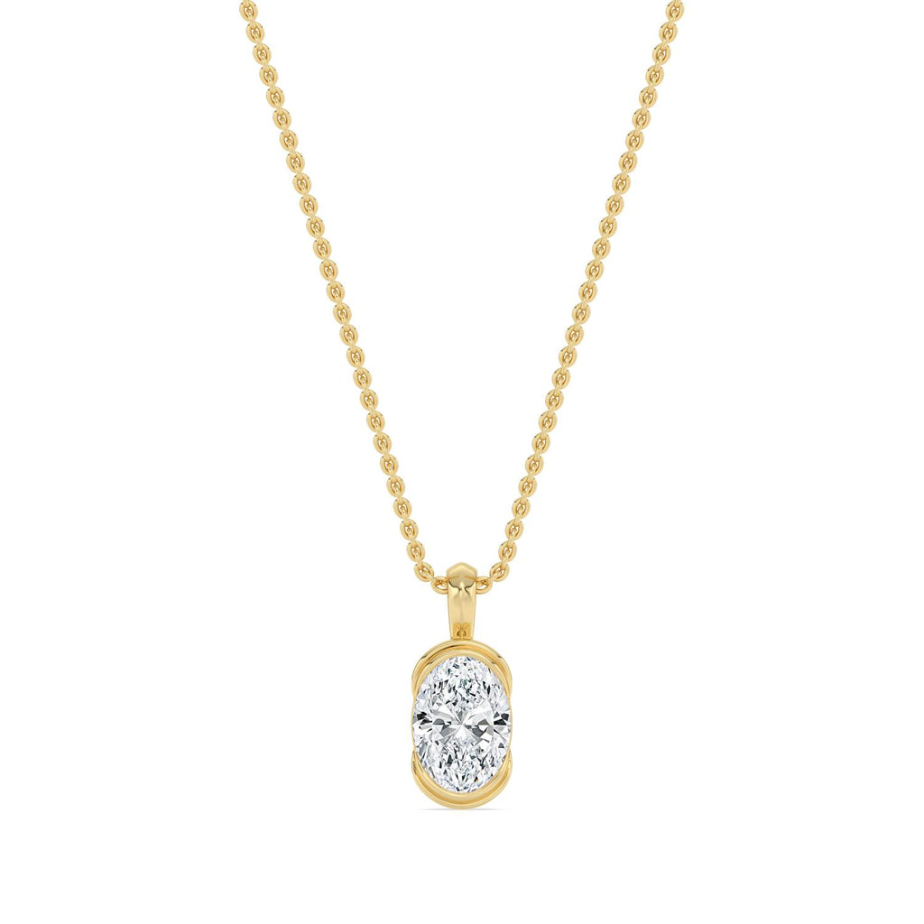 Lab Grown Diamond PENDANT 1.00 ctw P32682OV-1