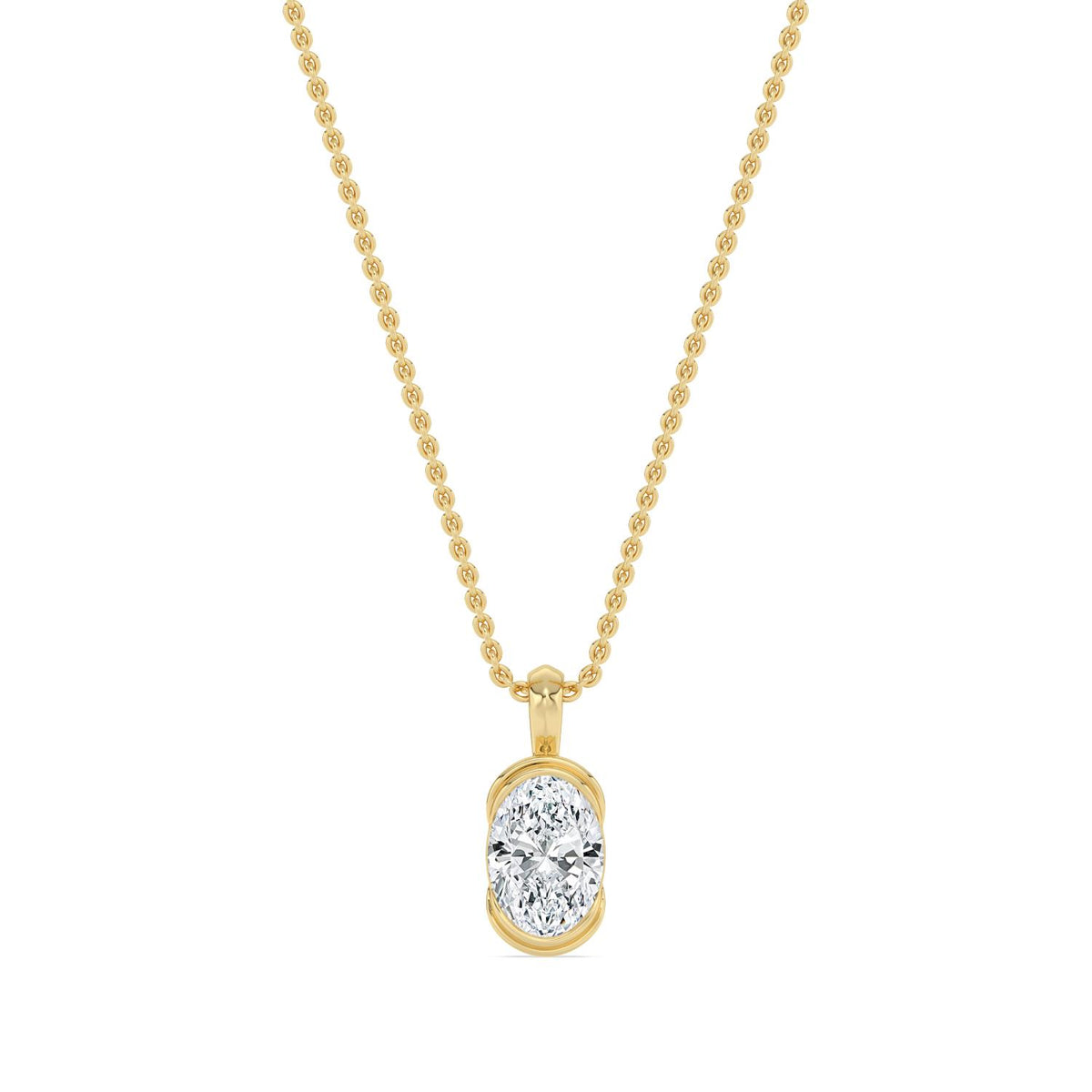 Lab Grown Diamond PENDANT 1.00 ctw P32682OV-1