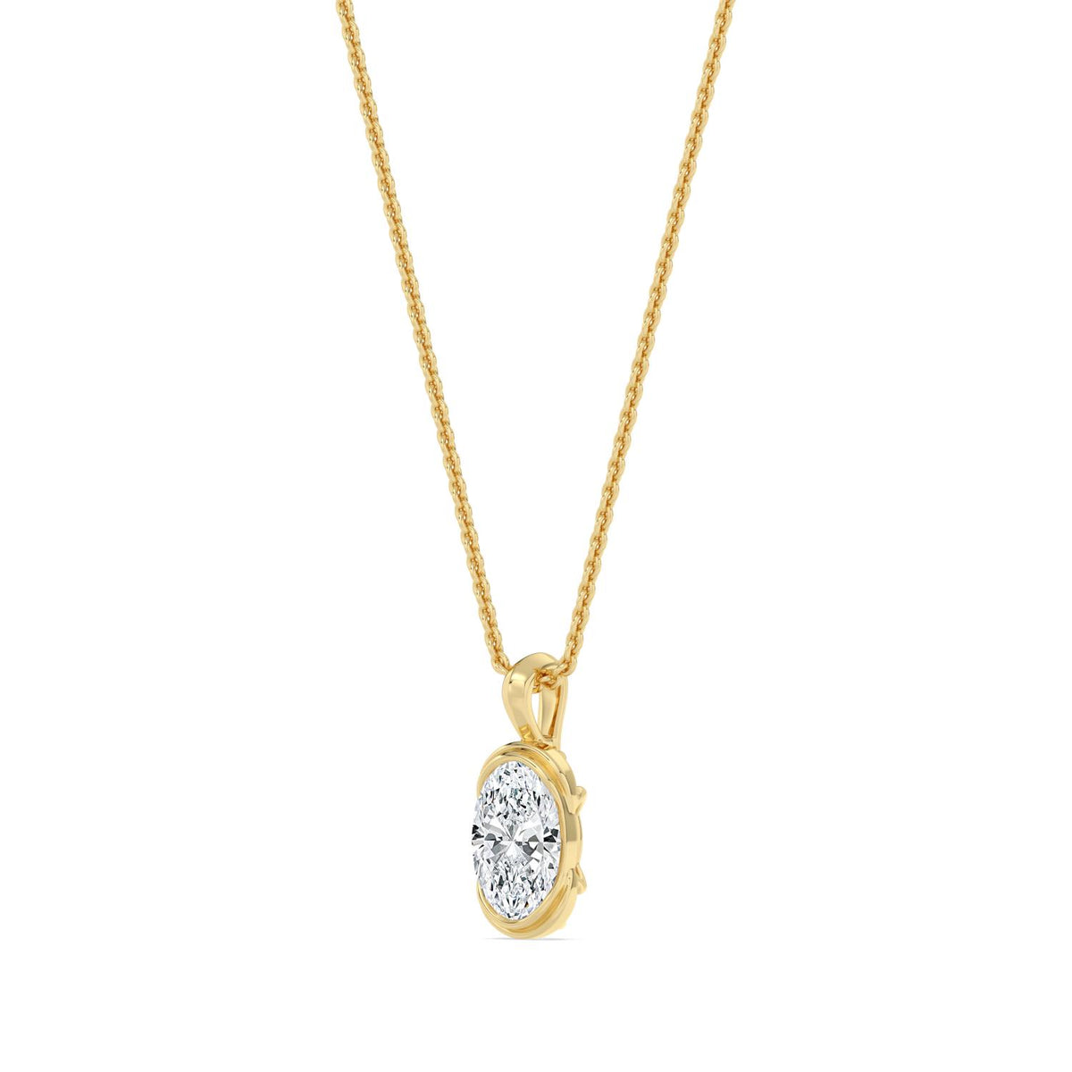 Lab Grown Diamond PENDANT 1.00 ctw P32682OV-1