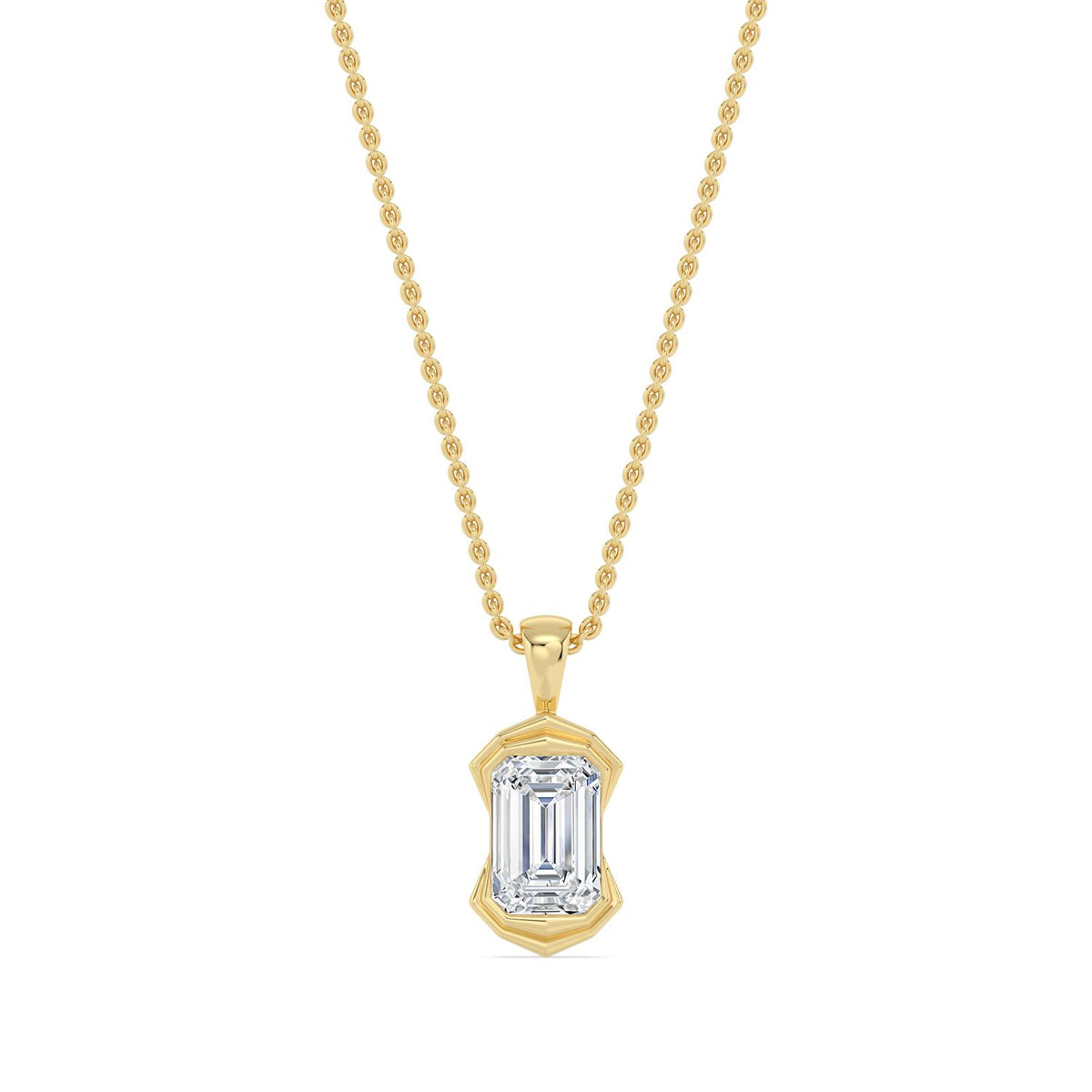 Lab Grown Diamond PENDANT 1.50 ctw P32683EM-1.50CT
