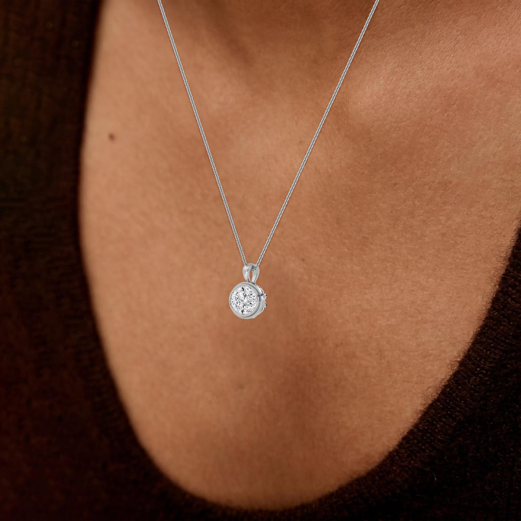 Lab Grown Diamond PENDANT 2.00 ctw P32687OV-2