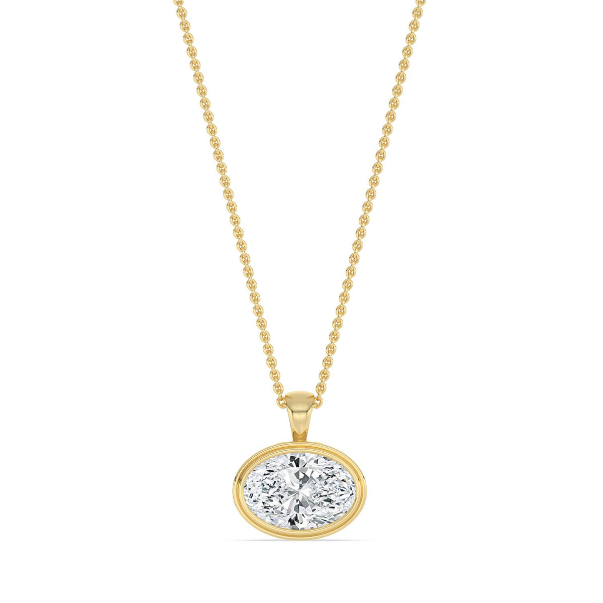 Lab Grown Diamond PENDANT 2.00 ctw P32687OV-2