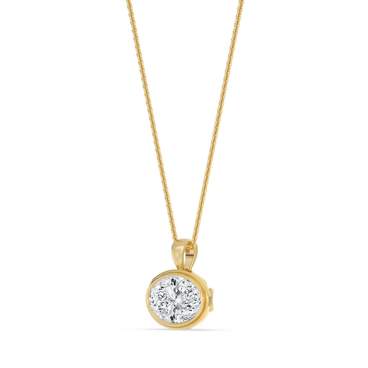 Lab Grown Diamond PENDANT 2.00 ctw P32687OV-2
