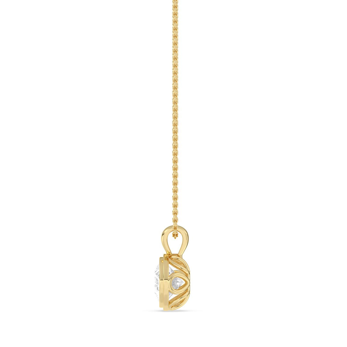 Lab Grown Diamond PENDANT 2.00 ctw P32687OV-2