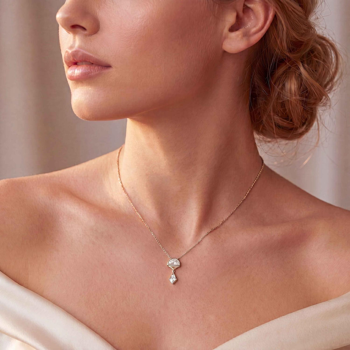 Lab Grown Diamond PENDANT 2.45 ctw P32779-2.38CT