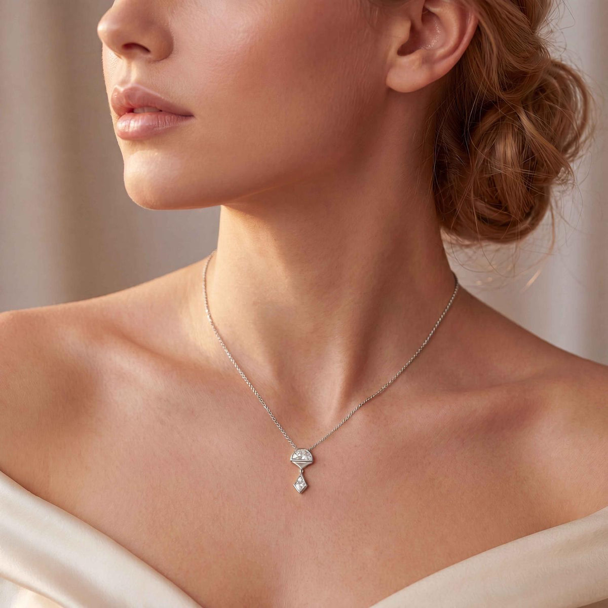 Lab Grown Diamond PENDANT 2.45 ctw P32779-2.38CT