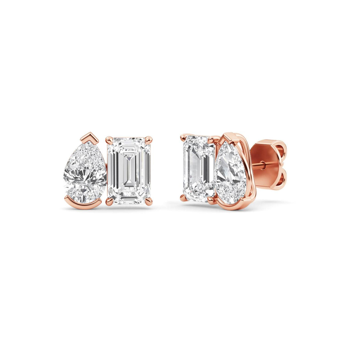 Lab Grown Diamond EARRINGS 2.93 ctw PSE210105EMPE-3