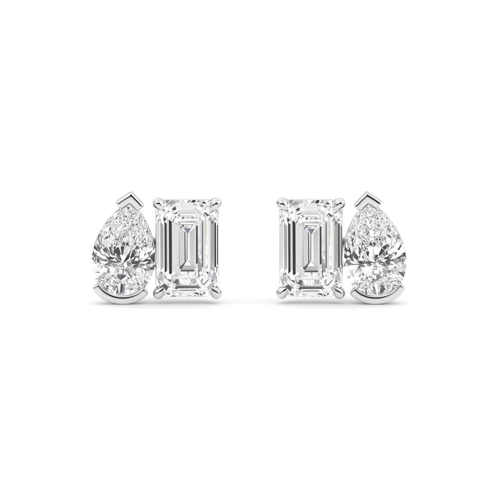 Lab Grown Diamond EARRINGS 2.93 ctw PSE210105EMPE-3