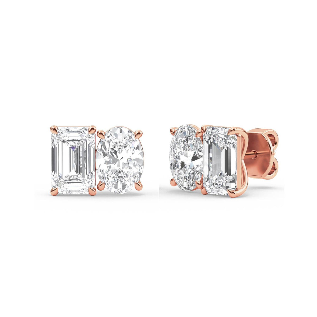 Lab Grown Diamond EARRINGS 3.17 ctw PSE210106EMOV-3.30CT