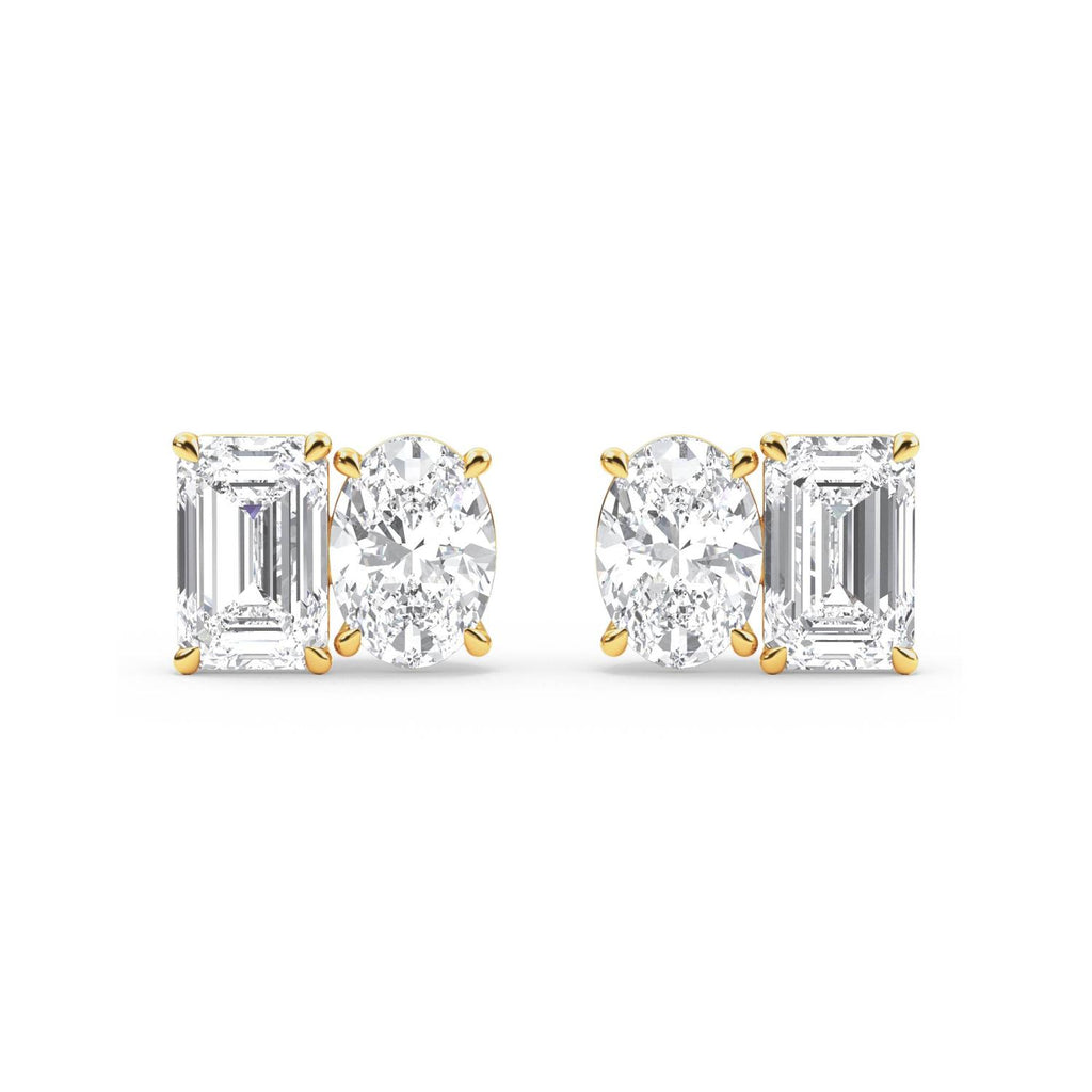Lab Grown Diamond EARRINGS 3.17 ctw PSE210106EMOV-3.30CT