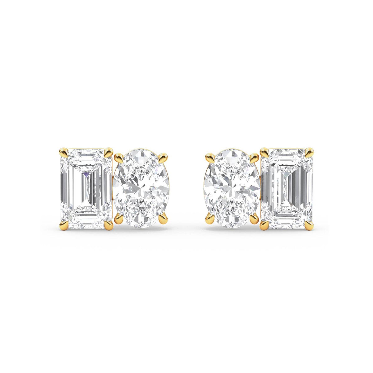 Lab Grown Diamond EARRINGS 3.17 ctw PSE210106EMOV-3.30CT