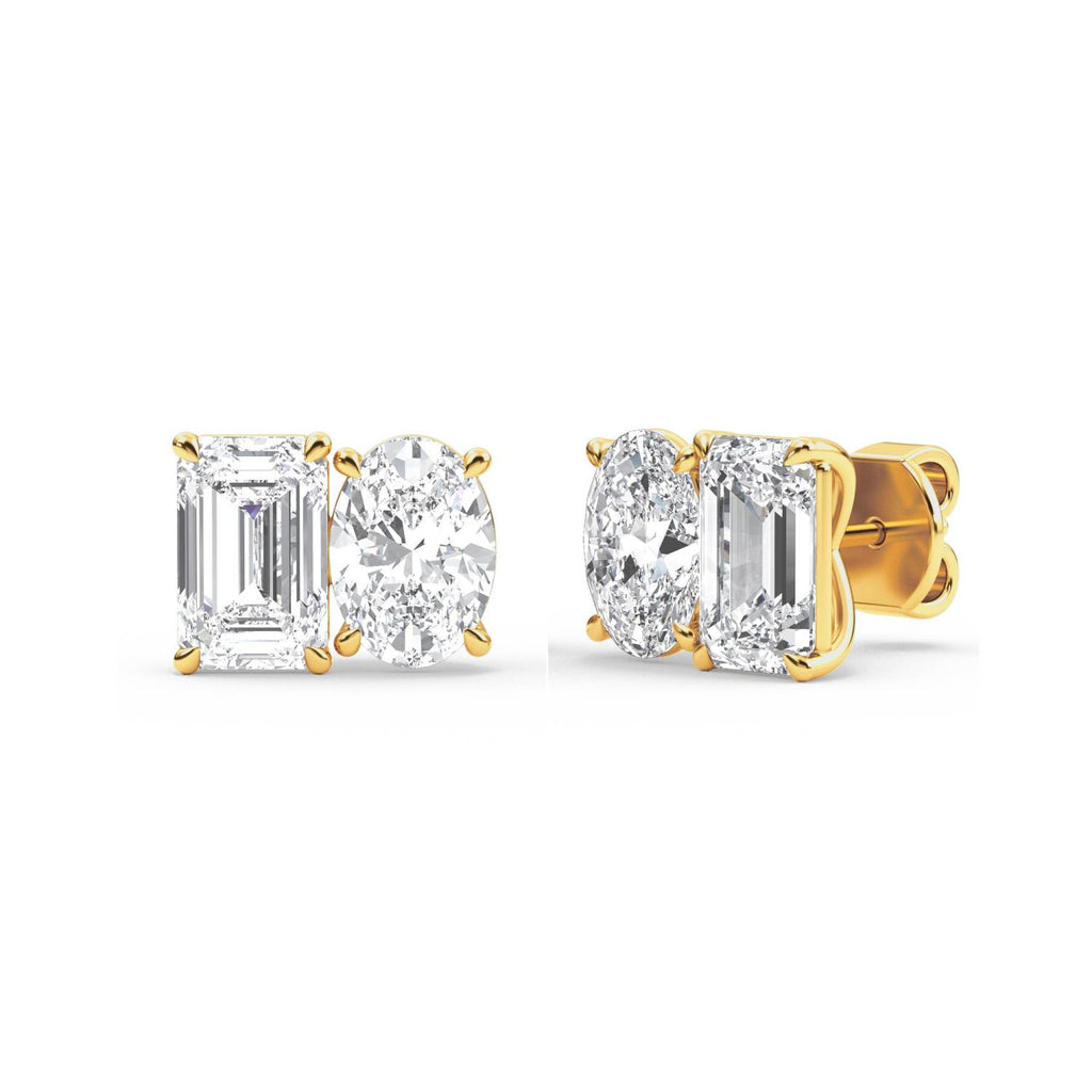Lab Grown Diamond EARRINGS 3.17 ctw PSE210106EMOV-3.30CT