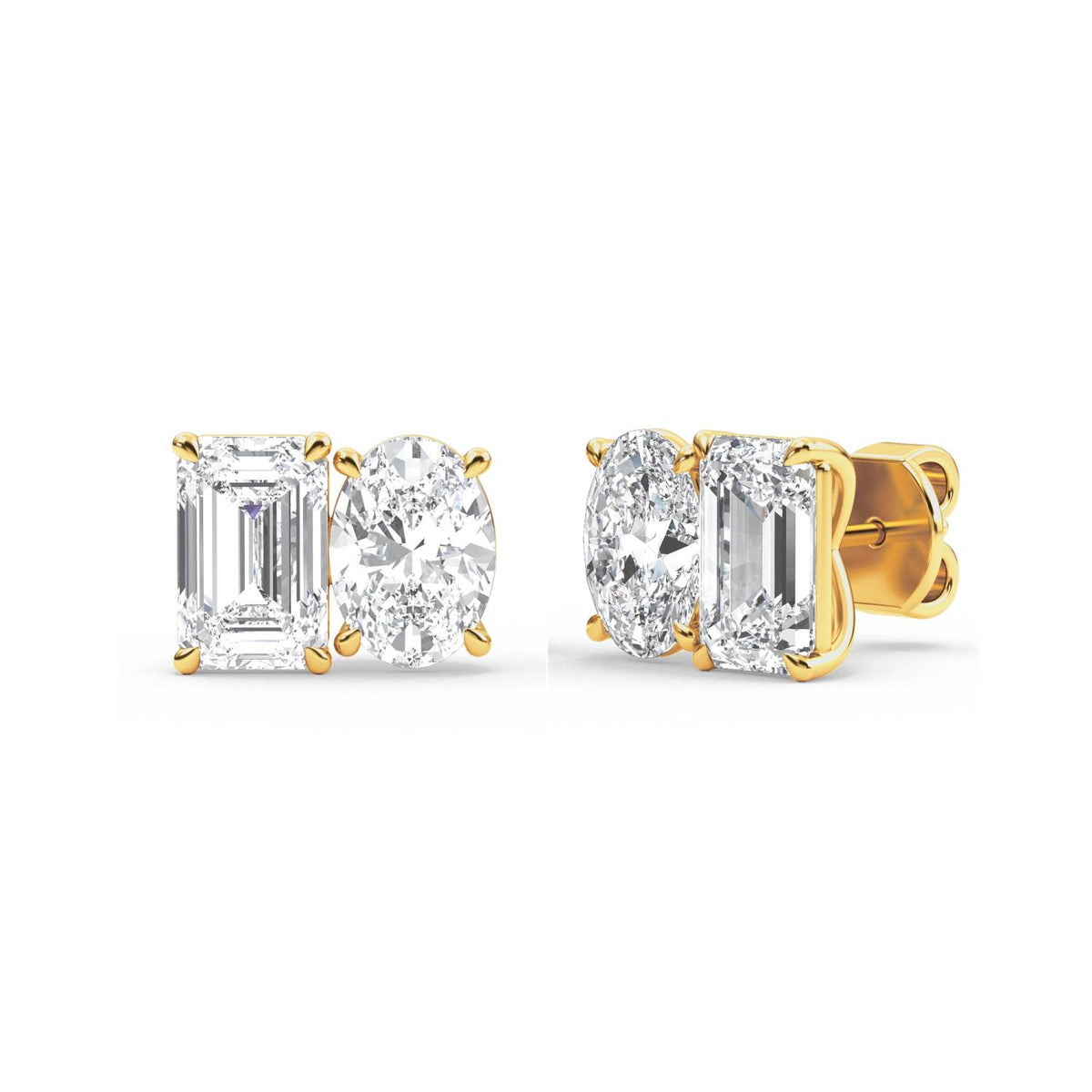 Lab Grown Diamond EARRINGS 3.17 ctw PSE210106EMOV-3.30CT