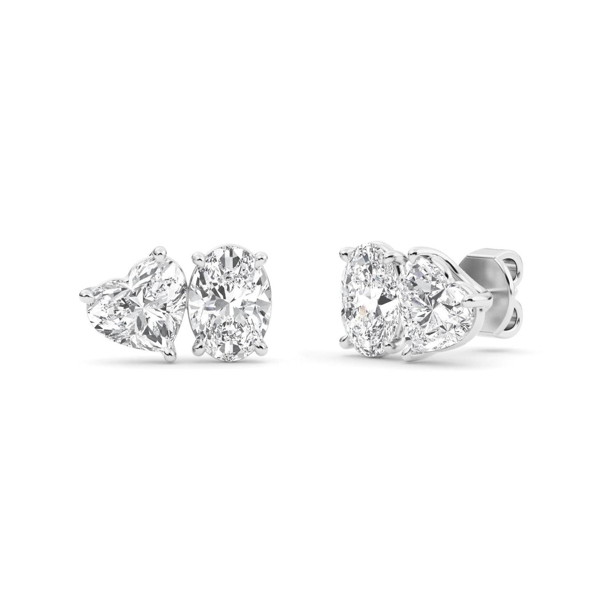 Lab Grown Diamond EARRINGS 2.77 ctw PSE210107OVHT-3