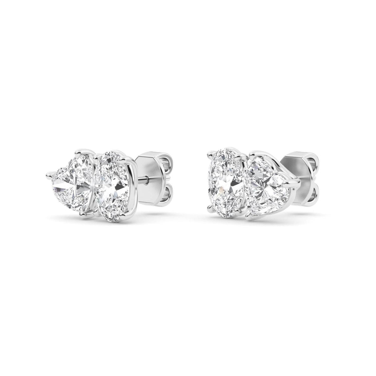 Lab Grown Diamond EARRINGS 2.77 ctw PSE210107OVHT-3